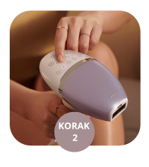 Step 2 select settings according to skin sensor