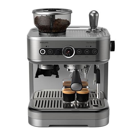 Philips Barista Brew, dve posude za kafu u zrnu, srebrna