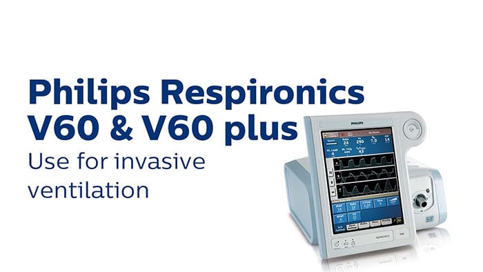 Philips Respironics V60 Use for Invasive Ventilation