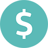 Dollar sign icon symbolizing cost of wasted exams