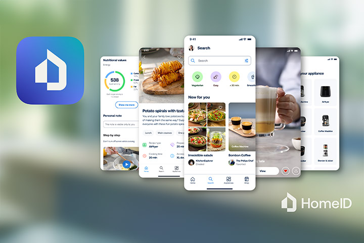 HomeID: Saznajte prednosti i sve karakteristike svog aparata i otkrijte nove recepte poput onih u kafeteriji u na&scaron;oj aplikaciji HomeID.